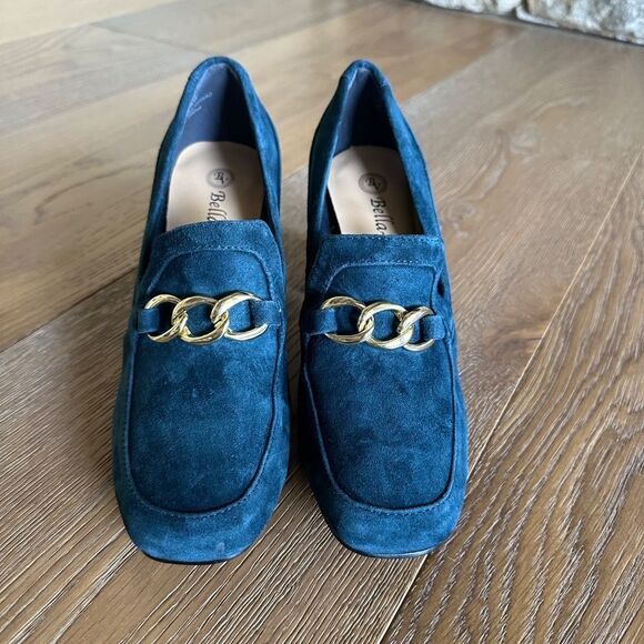 BELLA VITA Tam Loafer Pump In Kidsuede Leather - Picture 3 of 9